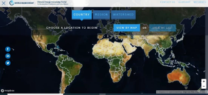図：CCKP のトップ画面